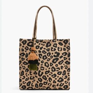 Leopard Print Tote‎ Bag with Tassel
America & Beyond